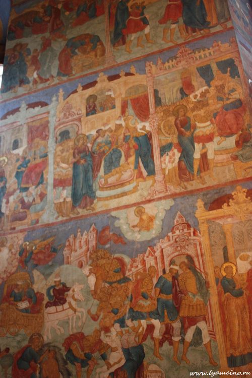 Свято-Троицкий Ипатьевский монастырь, фрески, фотография, лямцино, никольский храм, паломники, путешествие, святые места, рассказ