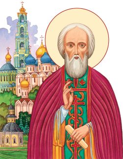 святой, преподобный, сергий, радонежский, чудотворец, 700, семьсот, летие, дата, юбилей, юбилейная, торжество, праздник, храм, церковь, лет, икона, картина, изображение, лямцино, храм, монах, православие, домодедово, сайт, подборка, собрание, коллекция, сборник, галерея, троице-сергиева лавра, инок, варфоломей, фотограиф, репродукция, снимок, образ, Черепанова Маргарита. Святой Сергий Радонежский-защитник России. 2007.